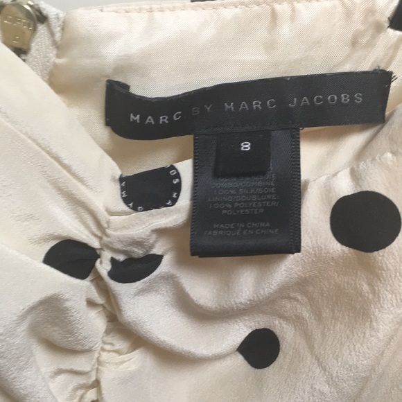 Marc by Marc Jacobs cream polka dot dress - Picture 4 of 4